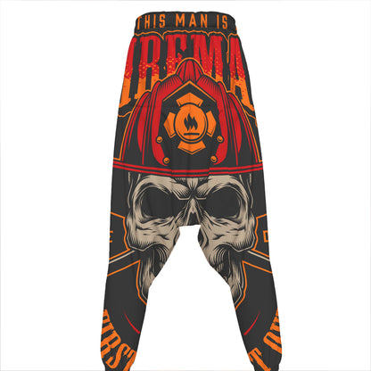 Firefighter First In Last Out Print Hammer Pants