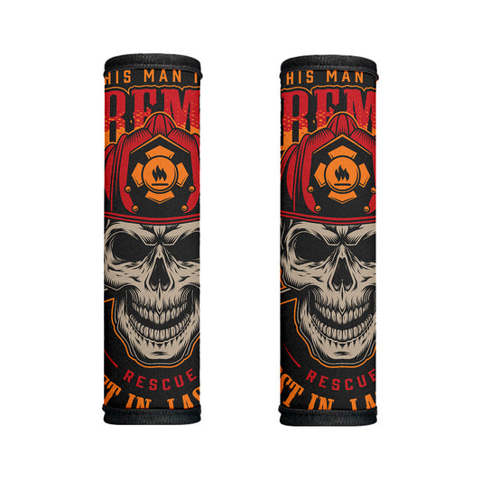 Firefighter First In Last Out Print Handle Covers