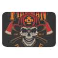 Firefighter First In Last Out Print Indoor Door Mat