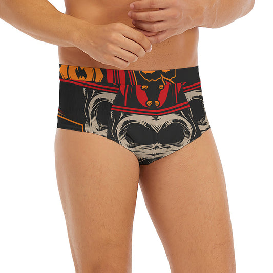 Firefighter First In Last Out Print Men's Briefs