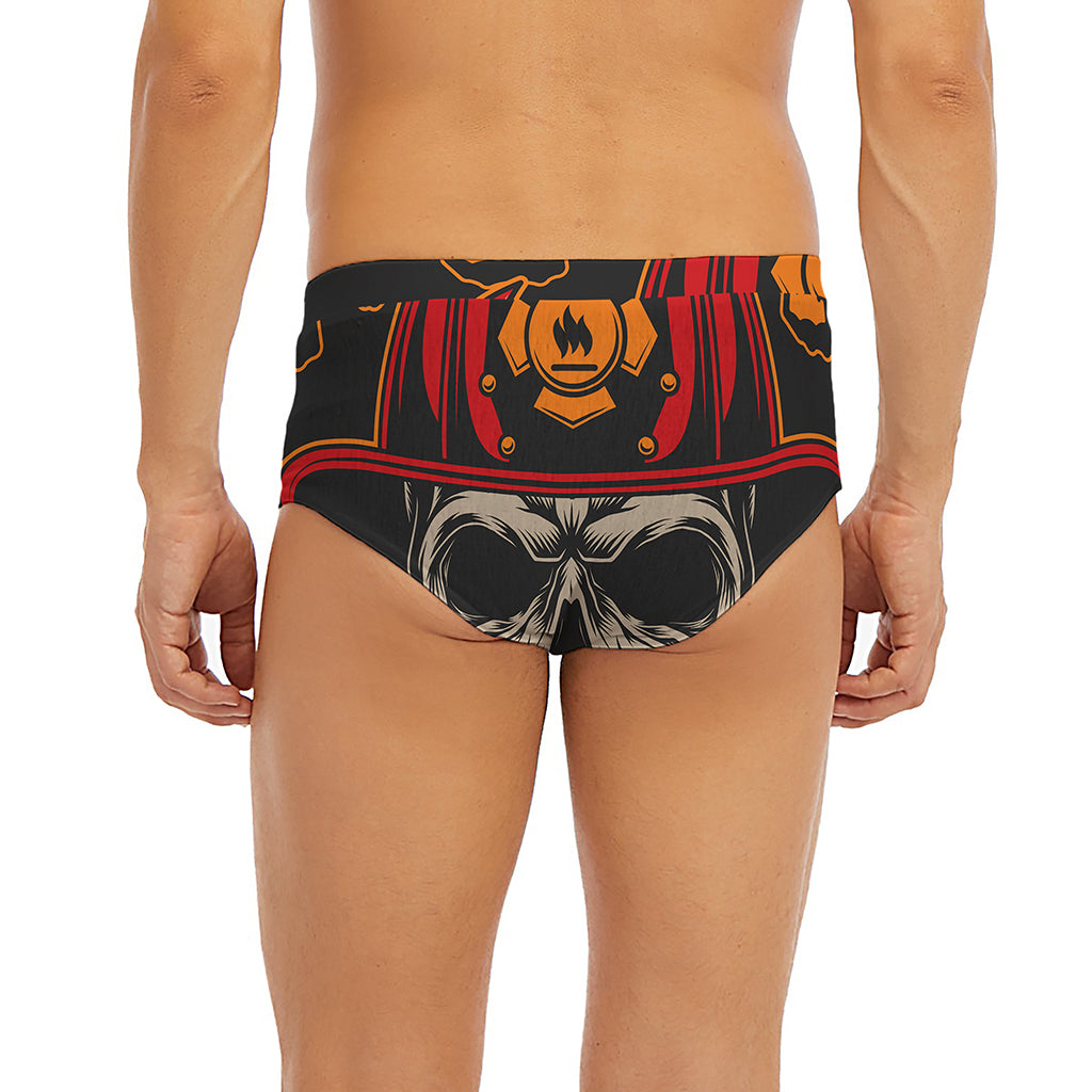 Firefighter First In Last Out Print Men's Briefs