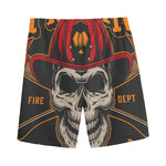 Firefighter First In Last Out Print Men's Sports Shorts