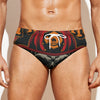 Firefighter First In Last Out Print Men's Swim Briefs