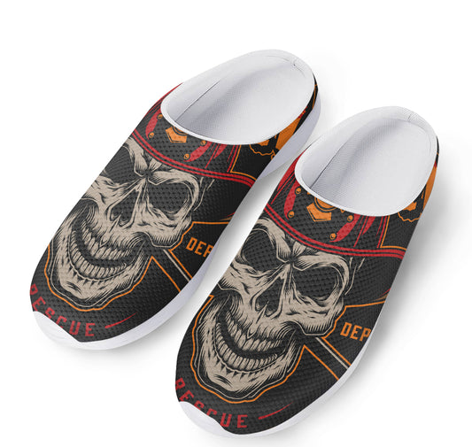 Firefighter First In Last Out Print Mesh Casual Shoes