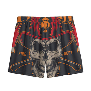 Firefighter First In Last Out Print Mesh Shorts