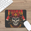 Firefighter First In Last Out Print Mouse Pad