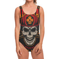 Firefighter First In Last Out Print One Piece Swimsuit
