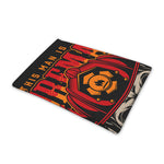 Firefighter First In Last Out Print Pet Cooling Mat Cover