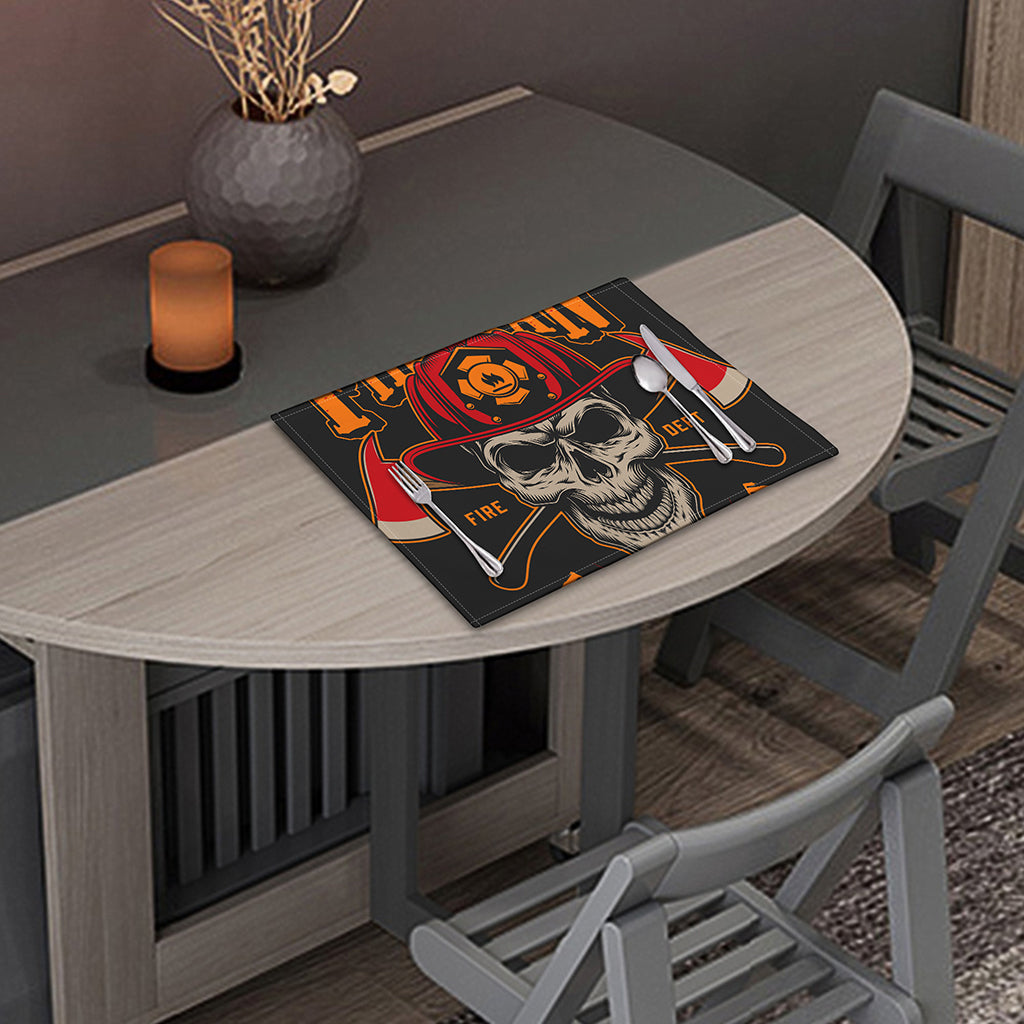 Firefighter First In Last Out Print Placemat