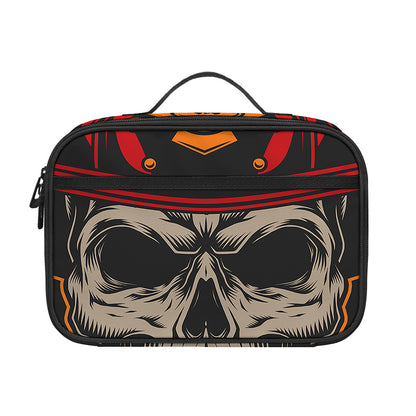 Firefighter First In Last Out Print Portable Lunch Bag