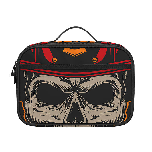 Firefighter First In Last Out Print Portable Lunch Bag