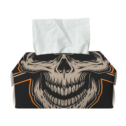 Firefighter First In Last Out Print Rectangle Tissue Box Cover