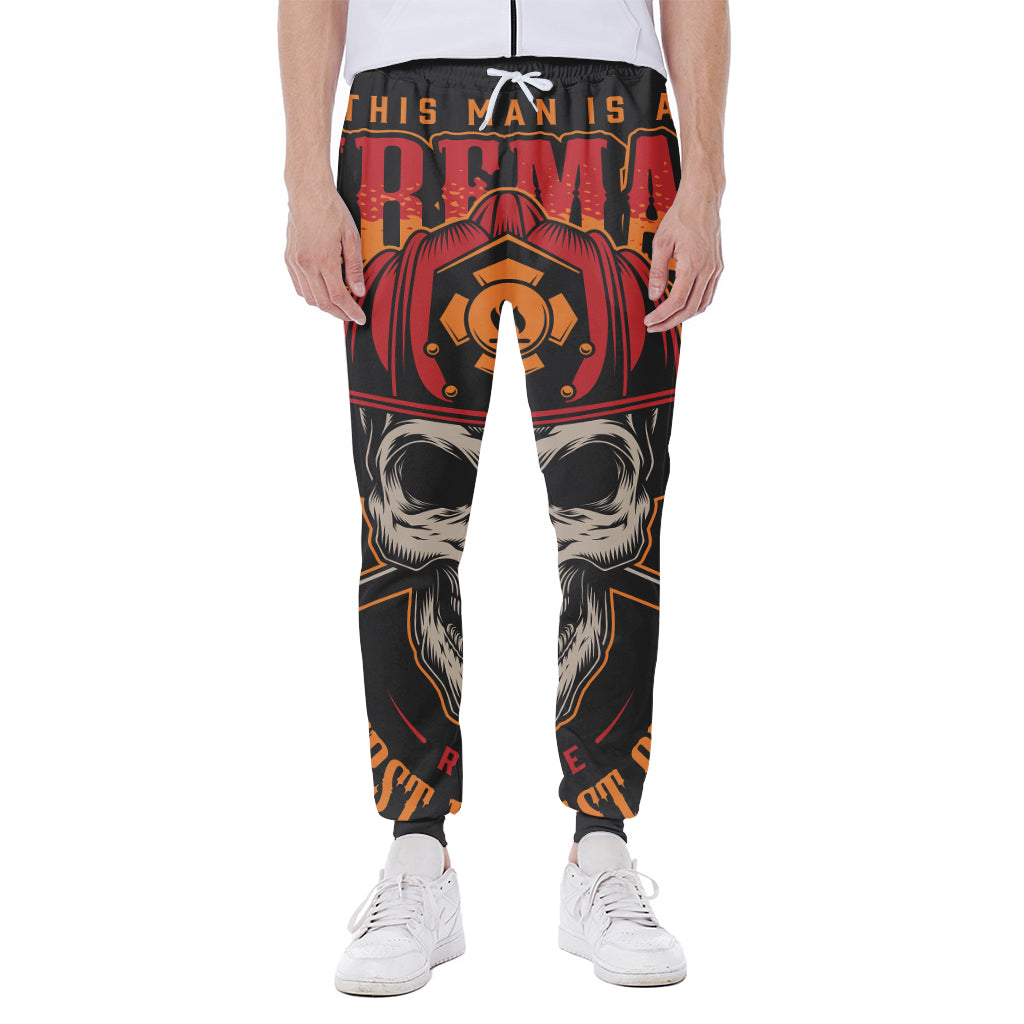 Firefighter First In Last Out Print Scuba Joggers
