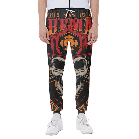 Firefighter First In Last Out Print Scuba Joggers