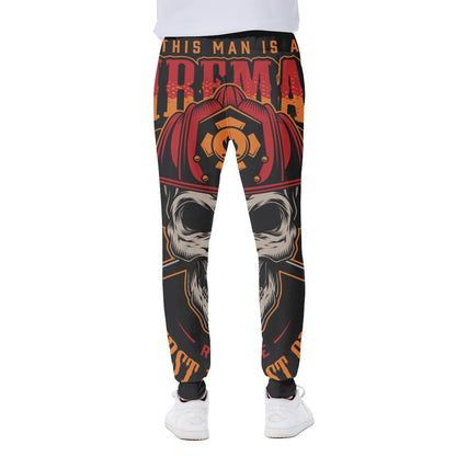 Firefighter First In Last Out Print Scuba Joggers