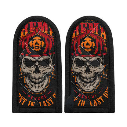 Firefighter First In Last Out Print Skillet Handle Cover