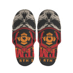 Firefighter First In Last Out Print Slippers