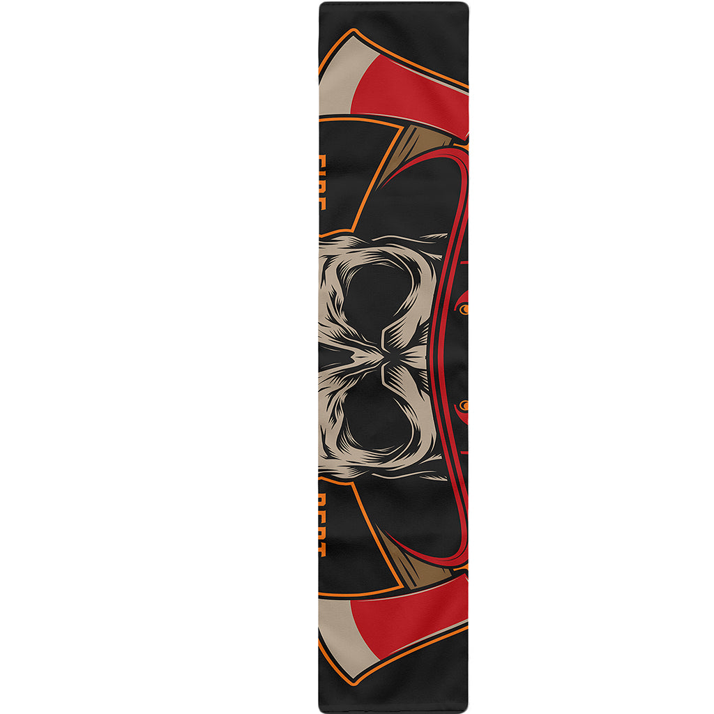 Firefighter First In Last Out Print Table Runner