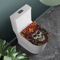 Firefighter First In Last Out Print Toilet Lid Cover