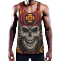 Firefighter First In Last Out Print Men's Workout Tank Top