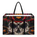 Firefighter First In Last Out Print Utility Tote Bag