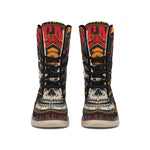 Firefighter First In Last Out Print Winter Boots