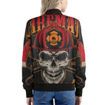Firefighter First In Last Out Print Women's Bomber Jacket