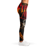 Firefighter First In Last Out Print Women's Leggings
