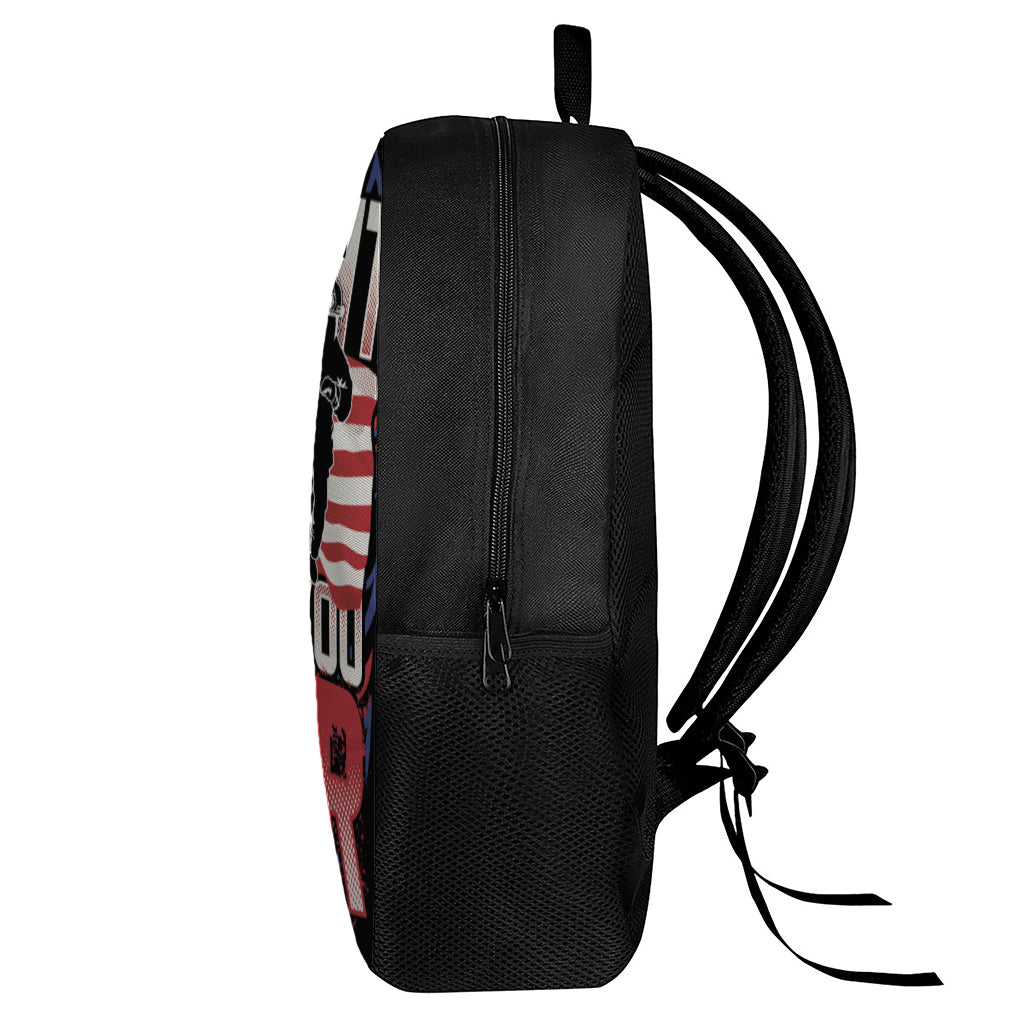 Firefighter I Fight What You Fear Print 17 Inch Backpack