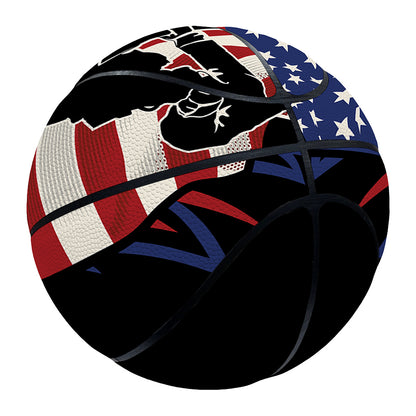 Firefighter I Fight What You Fear Print Basketball