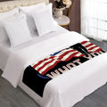 Firefighter I Fight What You Fear Print Bed Runner
