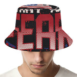 Firefighter I Fight What You Fear Print Bucket Hat