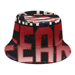 Firefighter I Fight What You Fear Print Bucket Hat