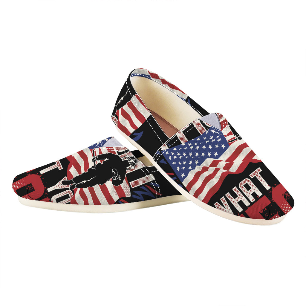Firefighter I Fight What You Fear Print Casual Shoes