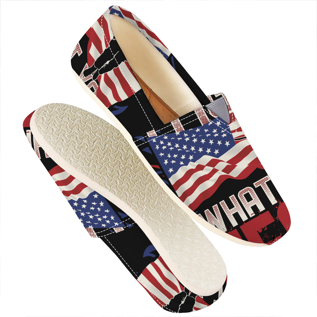 Firefighter I Fight What You Fear Print Casual Shoes