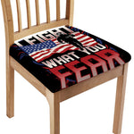 Firefighter I Fight What You Fear Print Chair Cushion Cover