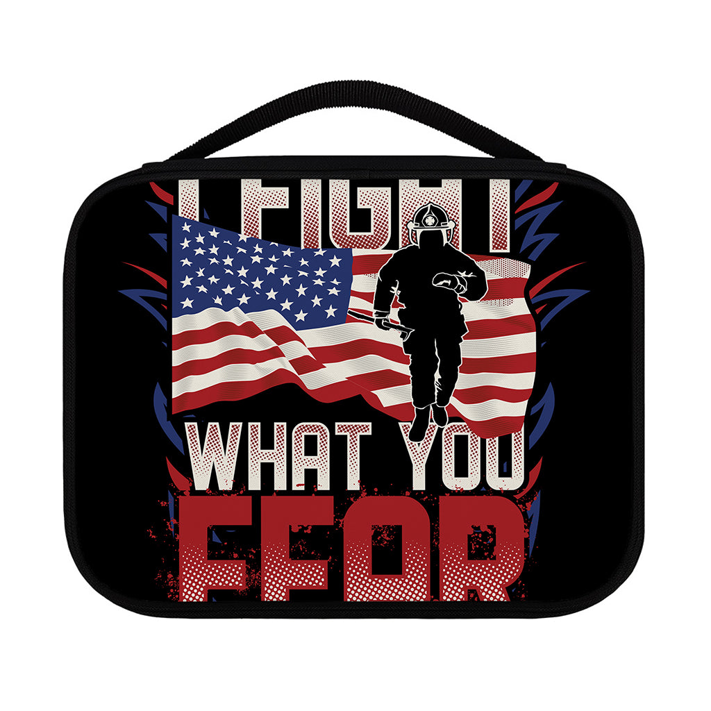 Firefighter I Fight What You Fear Print Classic Bible Case