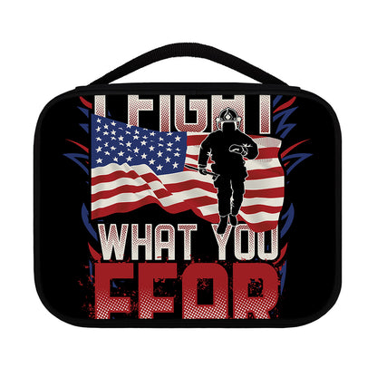 Firefighter I Fight What You Fear Print Classic Bible Case