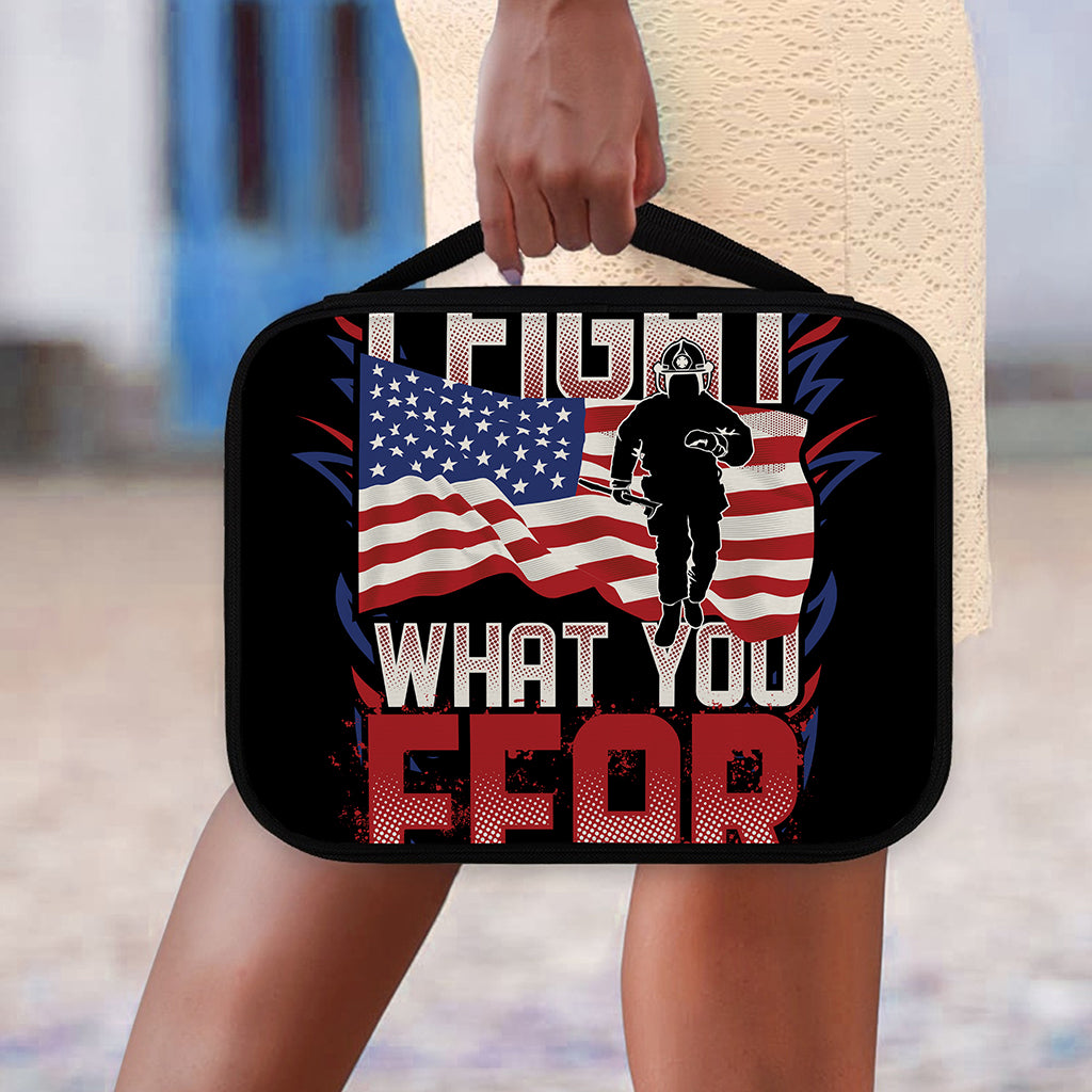 Firefighter I Fight What You Fear Print Classic Bible Case