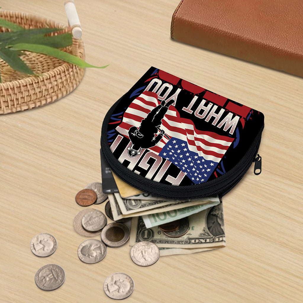 Firefighter I Fight What You Fear Print Coin Purse