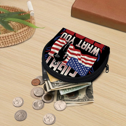 Firefighter I Fight What You Fear Print Coin Purse