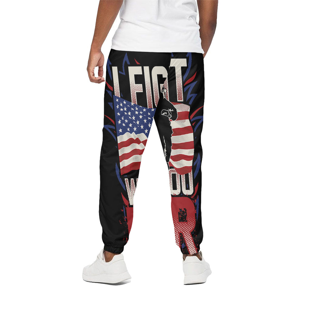 Firefighter I Fight What You Fear Print Cotton Pants