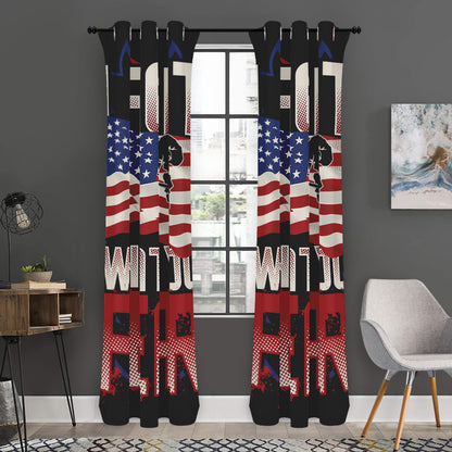 Firefighter I Fight What You Fear Print Curtain