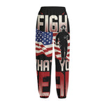 Firefighter I Fight What You Fear Print Fleece Lined Knit Pants