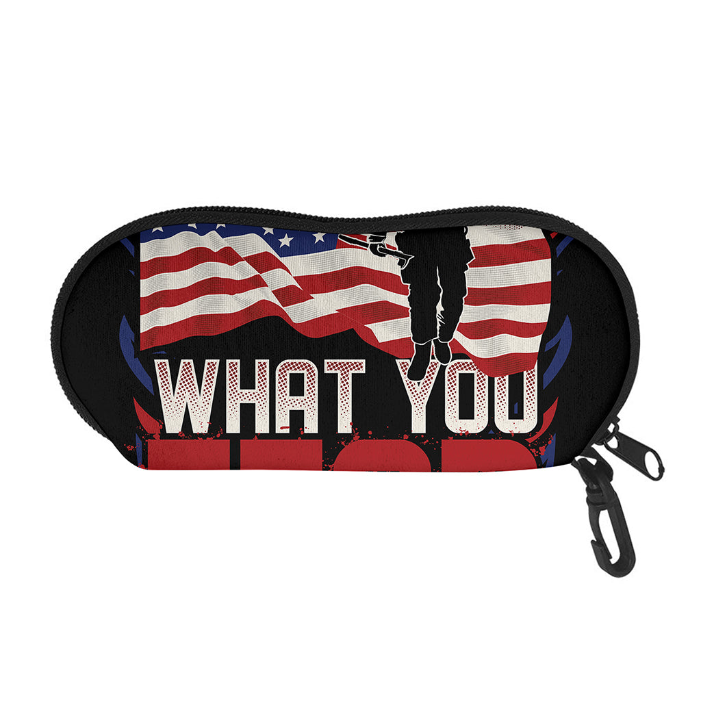 Firefighter I Fight What You Fear Print Glasses Case