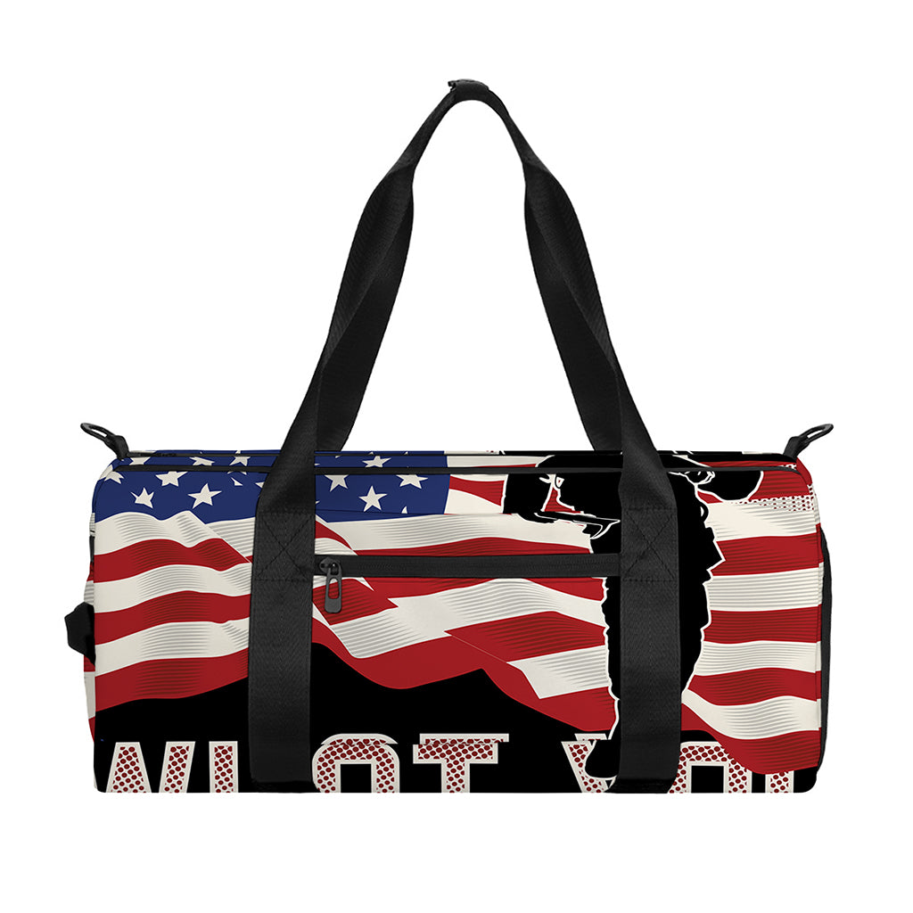 Firefighter I Fight What You Fear Print Gym Bag