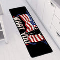 Firefighter I Fight What You Fear Print Long Kitchen Mat