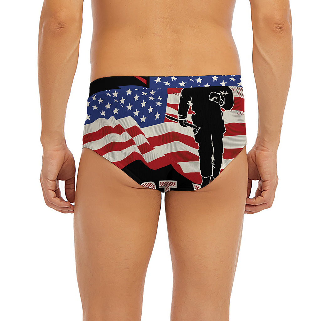 Firefighter I Fight What You Fear Print Men's Briefs
