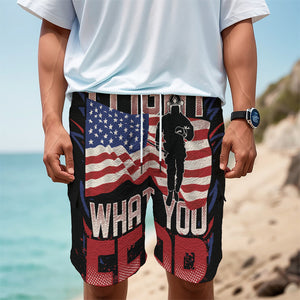 Firefighter I Fight What You Fear Print Men's Cargo Shorts