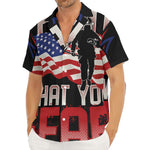 Firefighter I Fight What You Fear Print Men's Deep V-Neck Shirt